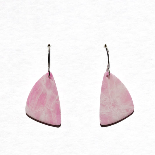 Pink Marble - oorhangers 5