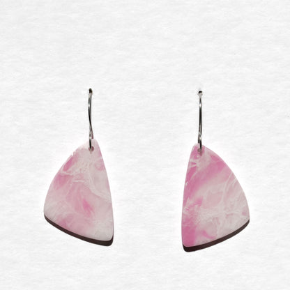 Pink Marble - oorhangers 6